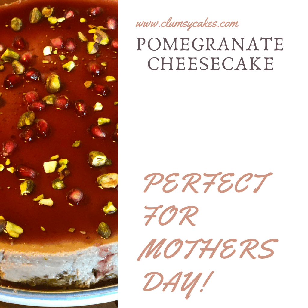 mother's day Pomegranate Cheesecake