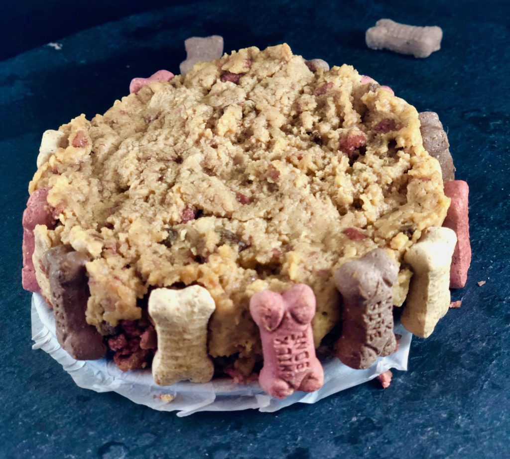 dog Treat Birthday Cake