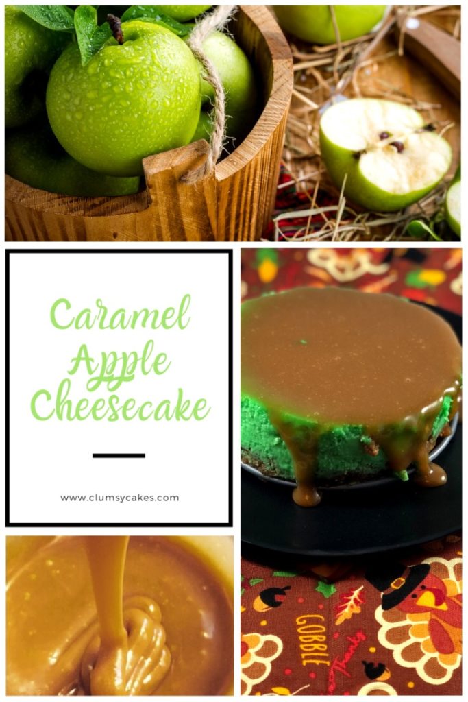 thanksgiving caramel apple cheesecake
