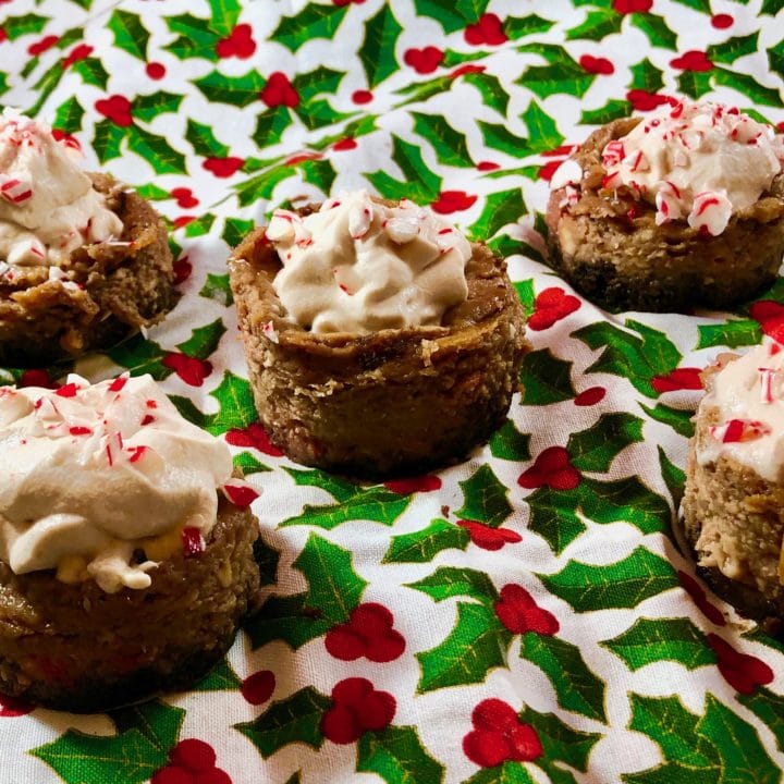 Hot Chocolate Peppermint Cheesecake Cups