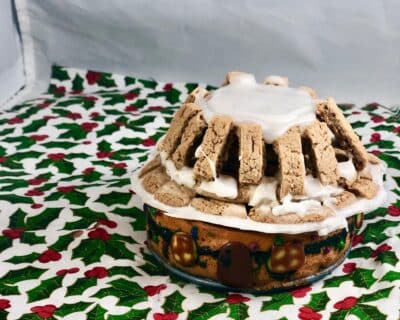 Christmas gingerbread gnome cottage