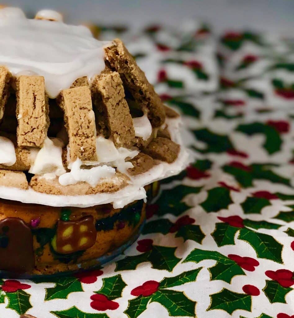 Christmas gingerbread gnome cottage