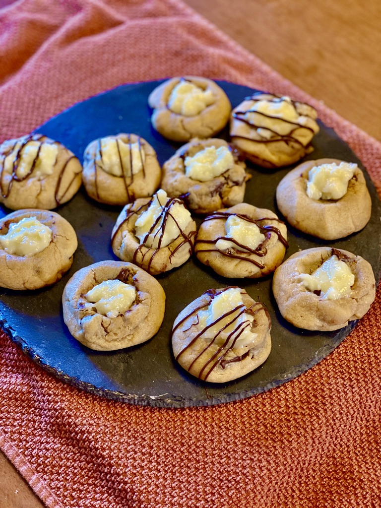 Chocolate Chip thumbprint cookies