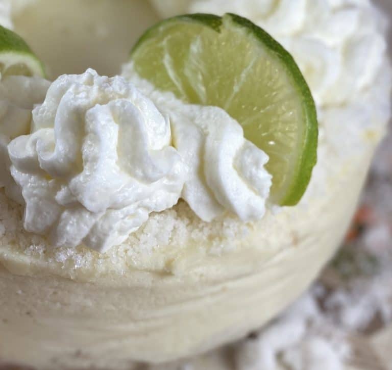 Eggless margarita cheesecake: Cinco