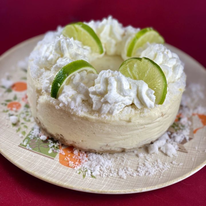 Eggless Margarita Cheesecake