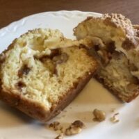 warm cozy coffee cake