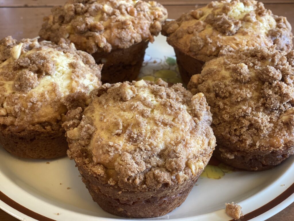 warm cozy coffee cake