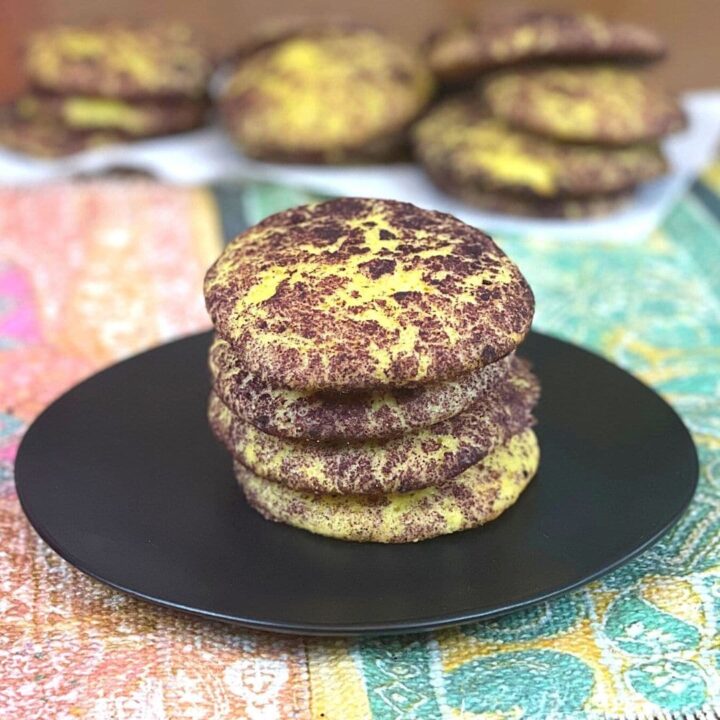 Blueberry Lemon Crinkle Cookies