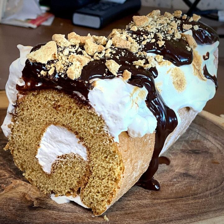 S'mores Cake Roll