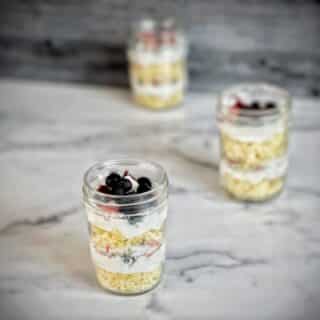 Red, White and Blue Trifles