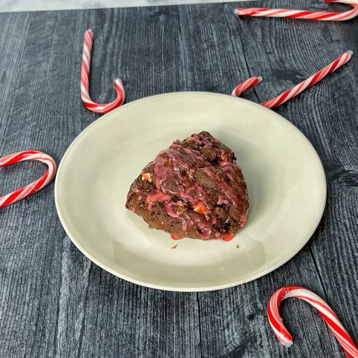 White Chocolate Peppermint Scones